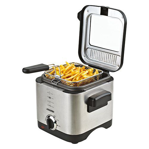 Mesko | MS 4910 | Deep Fryer | Power 900 W | Capacity 1.5 L | Silver